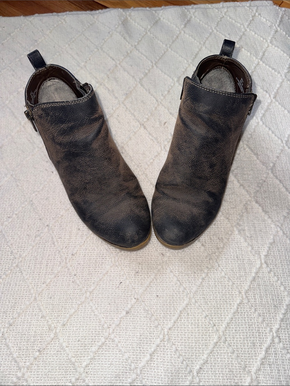 Dunes Distressed Brown Ankle Booties